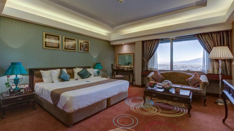 اتاق دو تخته دبل 1 هتل بزرگ شیراز